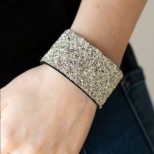 3 for $10 gold glitter bracelet